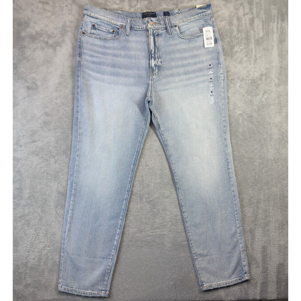 Lucky Brand Jeans Mens 40x32 Blue Denim Athletic Taper Stretchy DXL Whisker NWT